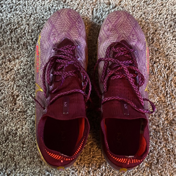 Nike Zoom Superfly 9 Elite KM FG Mbappe Dark Beetroot Mens Size 8 - Picture 5 of 9